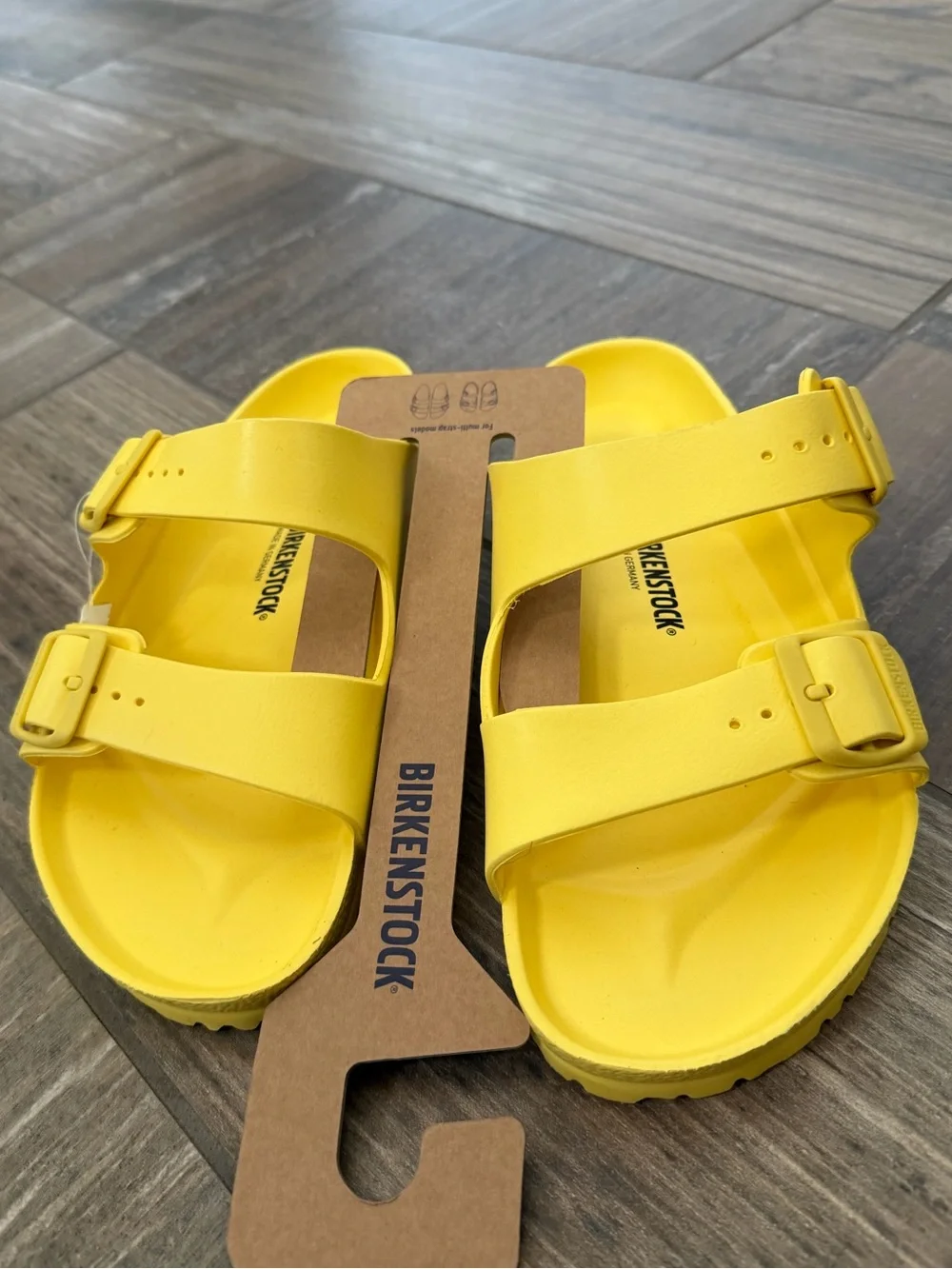 Birkenstock Arizona EVA Bright Yellow size Men’s 10